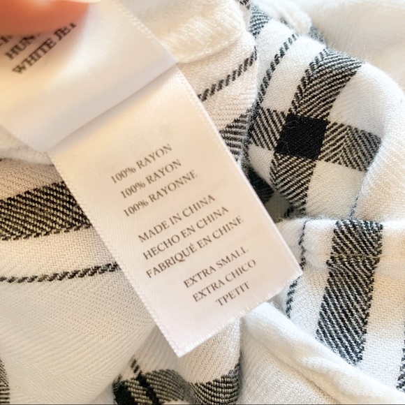 Rails Hunter White Jet Flannel Long Sleeve Shirt - Picture 14 of 16